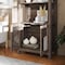 Flash Furniture Stella Modern Farmhouse Wooden Bookcase and Storage Cabinet, 3 Upper Shelves in Gray Wash ZG-027-GRYWSH-GG - alternate 10